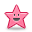 Smiley Star Pink.png: 32 x 32  4.3kB